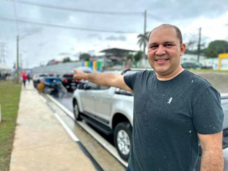 Rosivaldo Cordovil enaltece o apoio do Governo do Estado no novo viaduto em Manaus