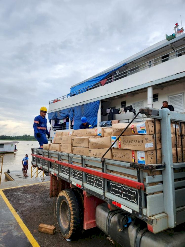 Programa Ilumina+ Amazonas chega ao município de Itamarati​