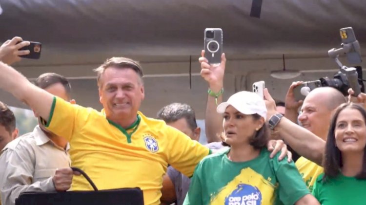 Quatro governadores participam de ato pró-Bolsonaro na Paulista lotada