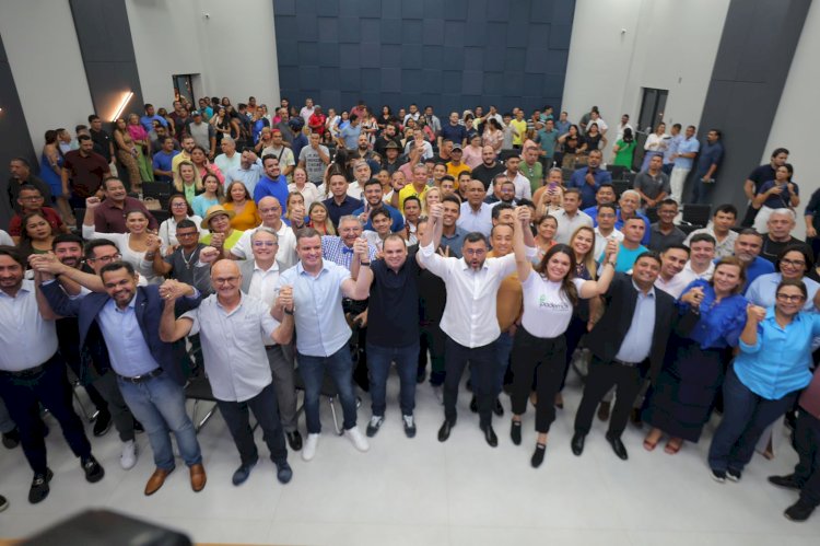 Pré-candidatos do União Brasil, PP e Podemos participam de reunião com Roberto Cidade e Wilson Lima, em ação de pré-campanha