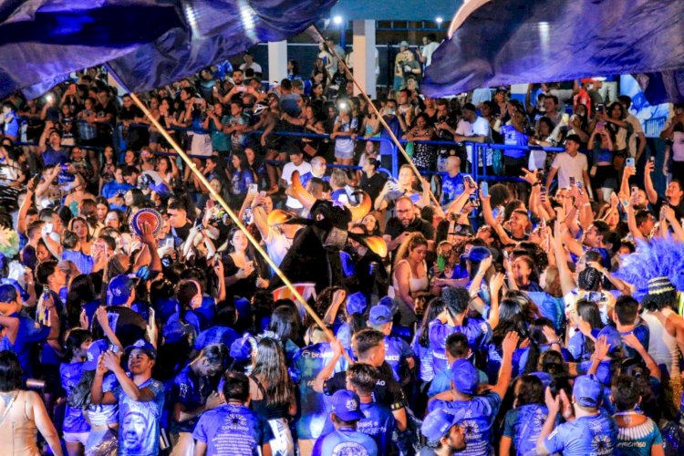 Uma noite para brincar de Boi: Caprichoso festeja terceiro ensaio técnico de arena