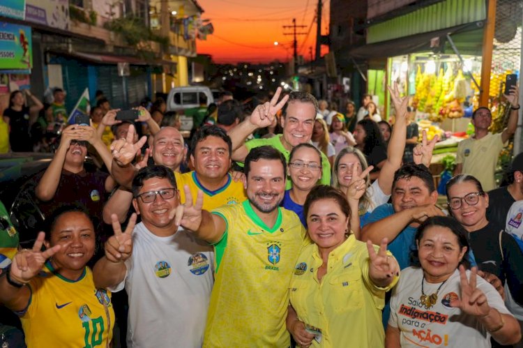 ’Tropa do 22’ do Capitão Alberto Neto e Professora Maria do Carmo ganha as ruas de Manaus