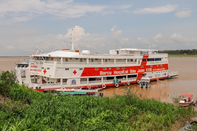 Barco Hospital São João XXIII encerra expedição em Manaquiri, com 3,2 mil atendimentos