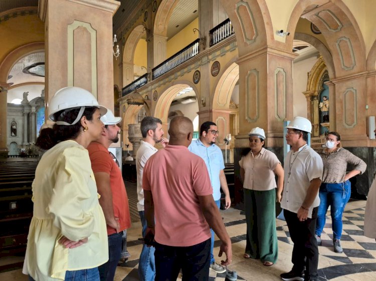 Reforma das igrejas de Nossa Senhora dos Remédios, São Sebastião e da Catedral de Manaus deve ser concluída neste semestre, segundo o Iphan