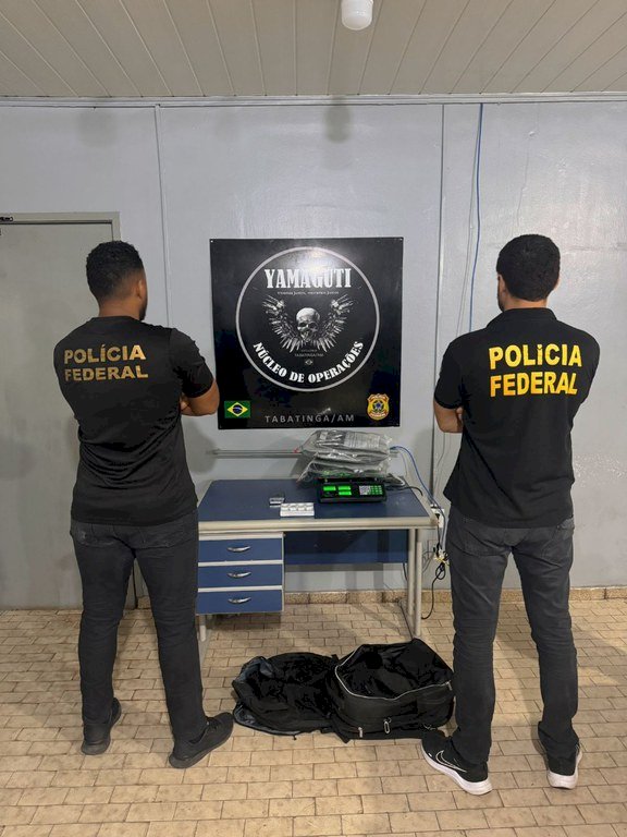 PF prende passageira por tráfico de drogas no aeroporto de Tabatinga