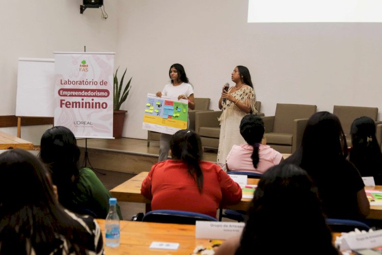 Laboratório de Empreendedorismo Feminino fortalece mulheres da floresta com oficinas em Manaus