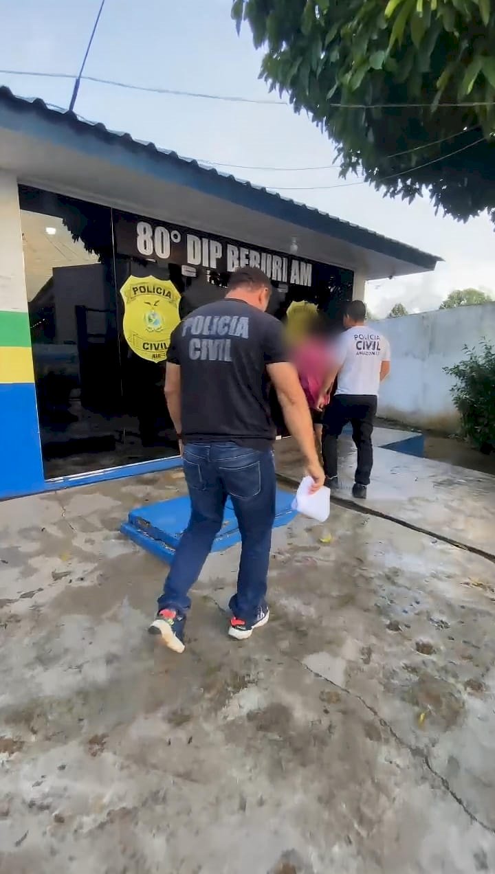 PC-AM prende homem por estupro qualificado e exploração sexual contra sobrinha em Beruri