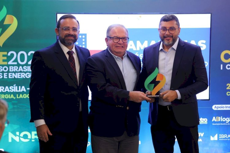 Amazonas recebe prêmio nacional e governador Wilson Lima destaca potencial estratégico do gás natural