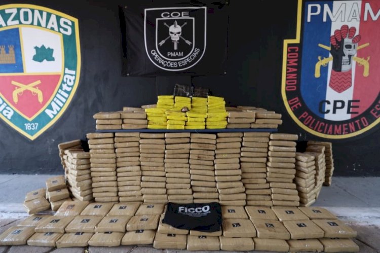 Mais de 360kg de drogas são apreendidos em ação integrada entre a PMAM, PF, FAB e Gefron/MT