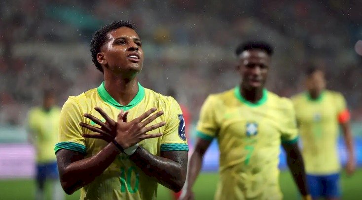 Brasil mostra evolução sob comando de Ancelotti e goleia Coreia do Sul