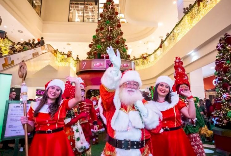 Papai Noel chega ao Shopping Ponta Negra neste sábado (8/11) para inaugurar a 'Estação de Natal'