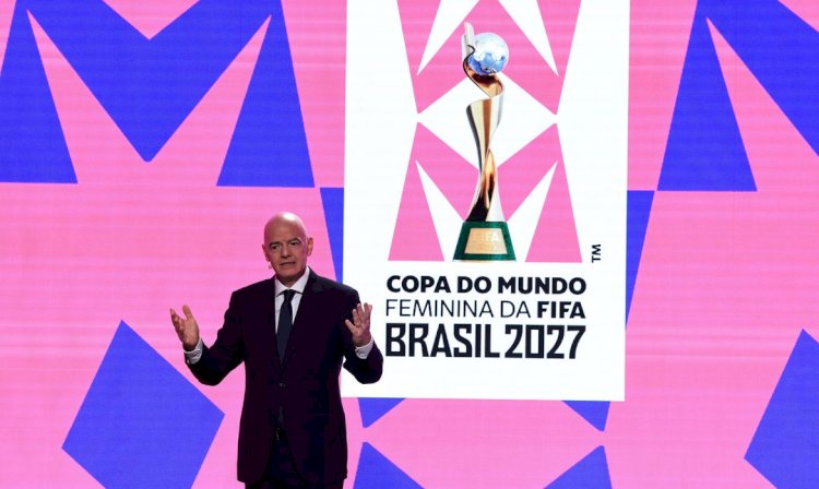 Fifa lança marca da Copa Feminina 2027 em evento no Rio de Janeiro