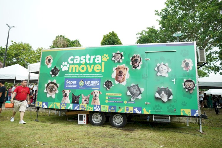 Governo do Amazonas inaugura sexto Castramóvel e amplia atendimentos gratuitos no estado