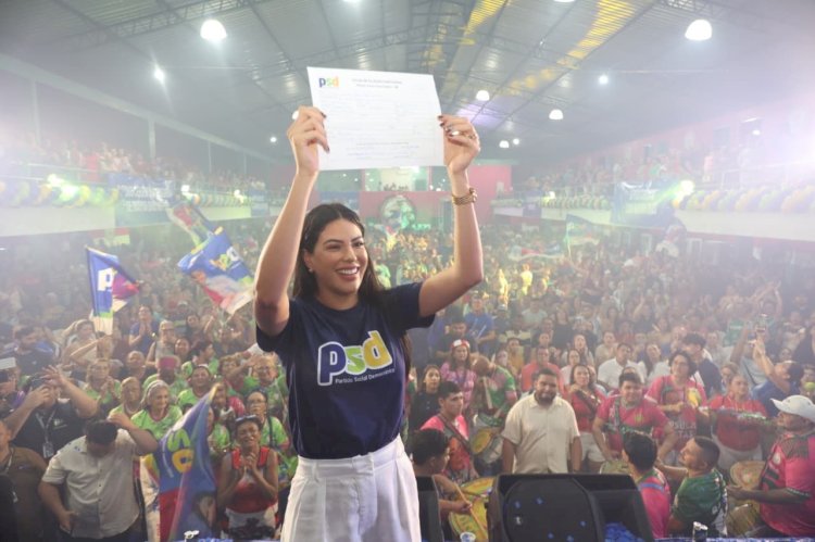 Deputada Mayra Dias oficializa filiação ao PSD em evento com lideranças políticas em Manaus