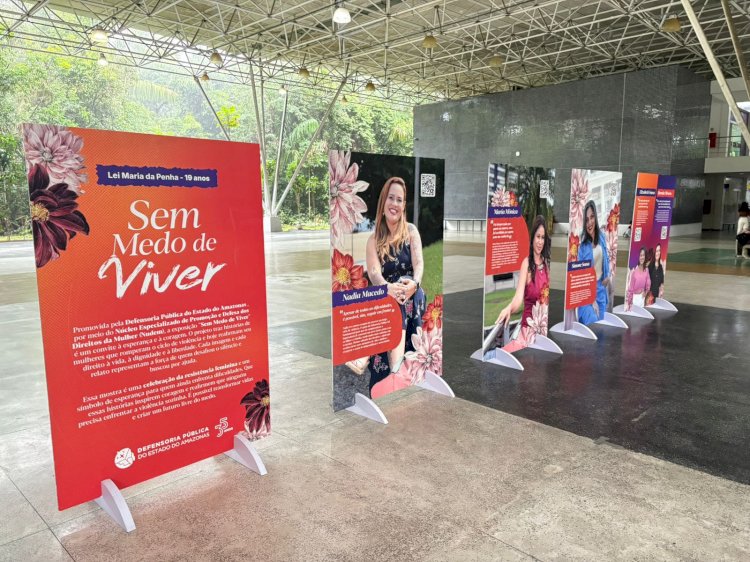 Exposição na Ufam reúne histórias de mulheres vítimas de violência em Manaus Clique para ensinar ao produto Gmail que esta conversa é importante