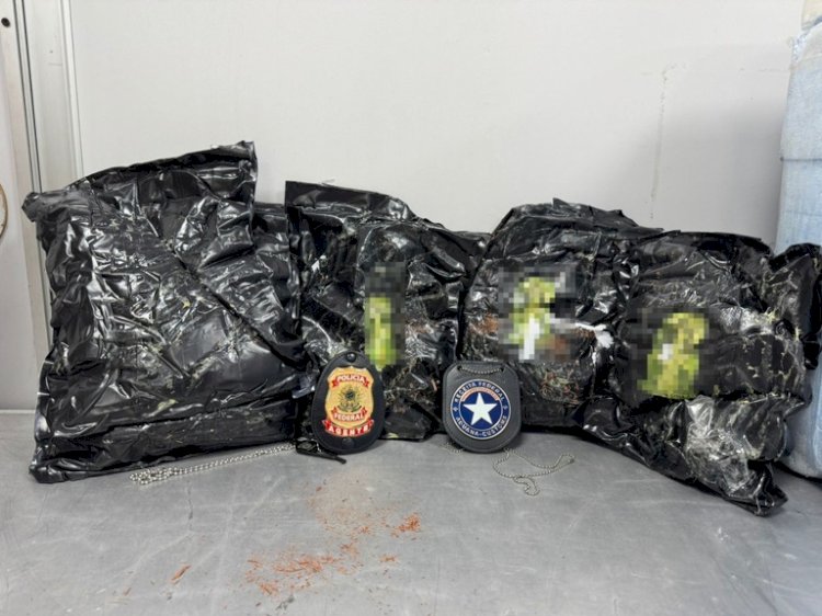 PF e RFB realizam apreensão de 3,5 kg de drogas no Aeroporto de Manaus